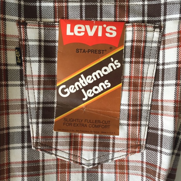 Levi's | Pants | Rare Nwt Vintage 97s Big E Levis Plaid Pants ...